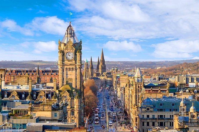 Arrival Transfer: Airport EDI to Edinburgh by Luxury Van - From Turnhouse Airport to your Edinburgh address