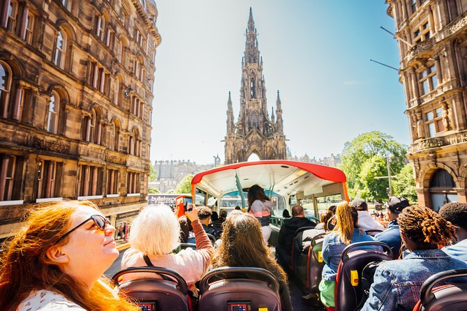 Big Bus Edinburgh Hop-On Hop-Off City and Britannia Bus Tour - Starting at Waterloo Place