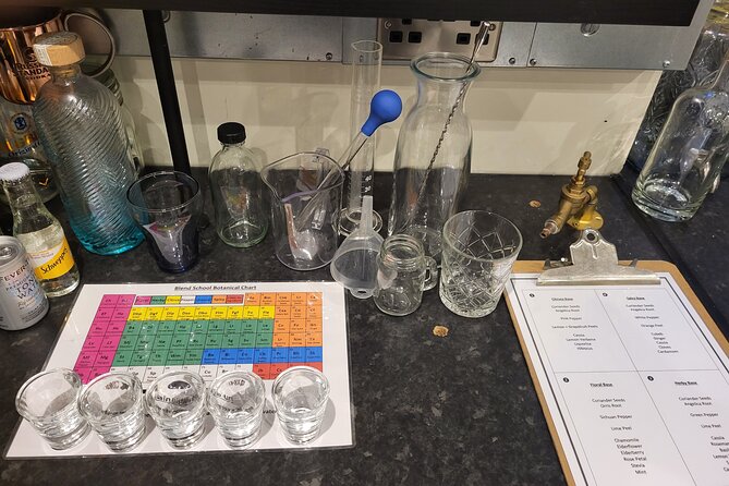 Distill a bottle of Gin on mini copper stills - Tasting, naming, and sealing your bottle