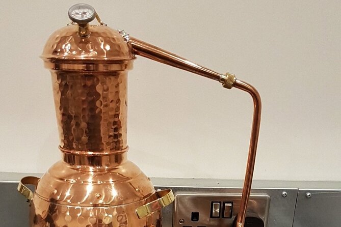 Distill a bottle of Gin on mini copper stills - Is $125.01 a fair price?