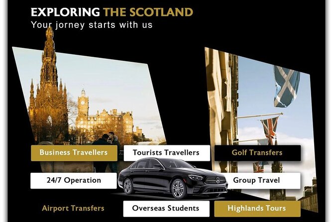 Edinburgh Airport Transfer to or Anywhere in Uk - Communication before you leave the terminal