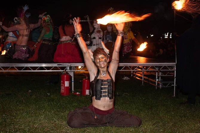 Fire Dancing with Iga - When the practice tools are set on fire