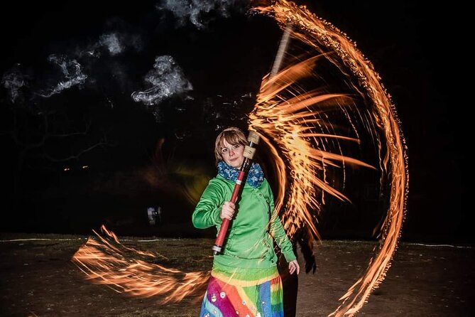 Fire Dancing with Iga - Starting safely before the flames appear