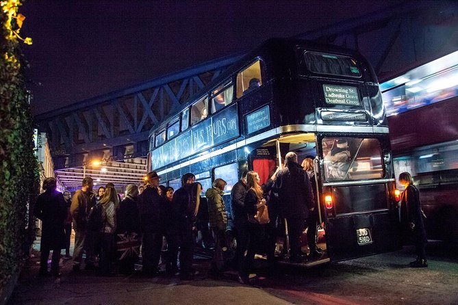 Ghost Bus Tour of Edinburgh - Boarding the vintage Routemaster at George IV Bridge
