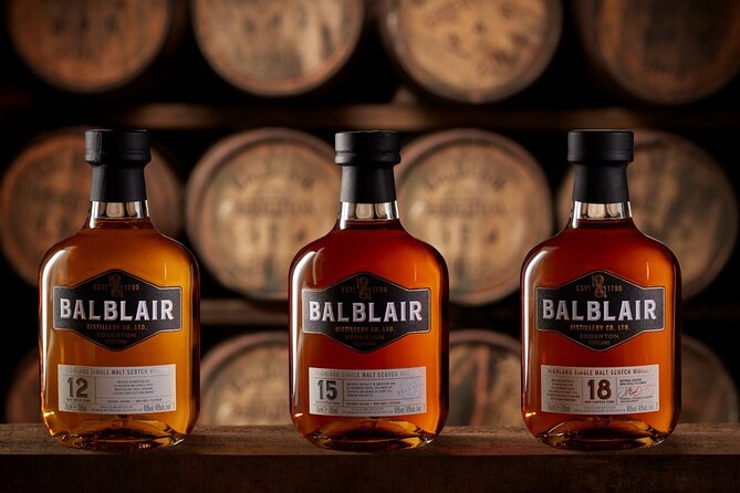 Invergordon Cruise Excursion - Castle ,Whisky and History Tour - Balblair Distillery and Northern Highland whisky