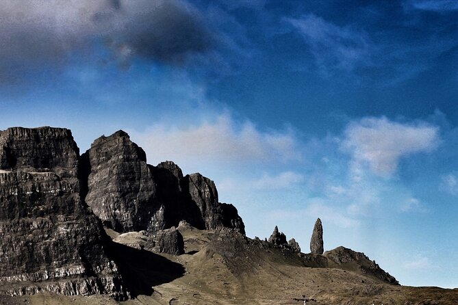 Isle of Skye and Fairy Pools Day Tour leaving from Portree - Dinosaur prints at An Corran Beach