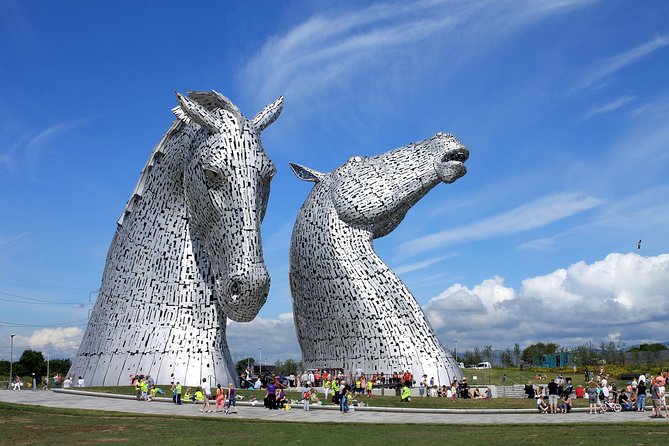 Kelpies and Falkirk Wheel Private Tour for 1 - 4 people from Greater Glasgow - The Kelpies: Scotland’s giant steel horse heads