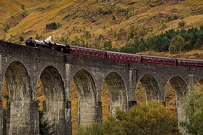 Private Harry Potter, Glenfinnan Viaduct, Highland Edinburgh Tour - The Jacobite train is the star of this 12-hour day