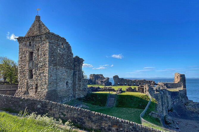 Private St Andrews Day Tour from Edinburgh - Castle ruins beside the coast