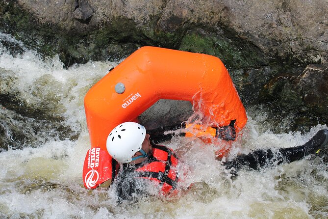 RIVER TUBING on the River Tummel | Pitlochry, Scotland - Getting fitted with the right river gear