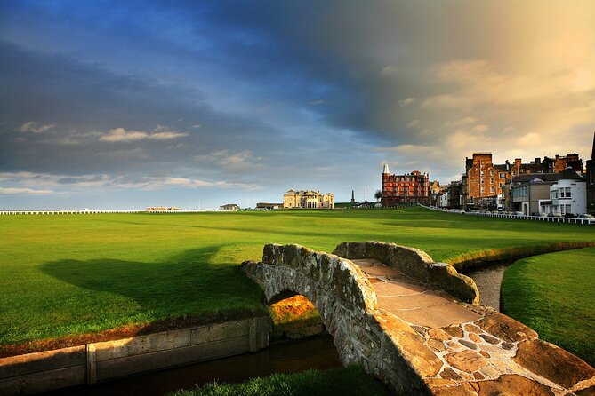 St Andrews Private Day Tour - Leaving Edinburgh beneath the Forth Bridges