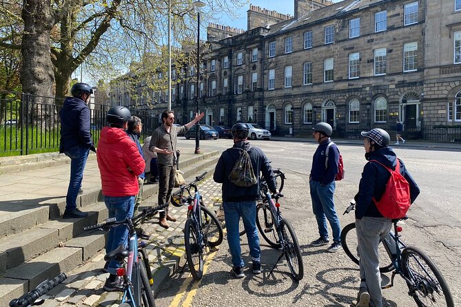 Stunning Edinburgh E-bike Tour max 10 people small group - Leith, the port, and the final stop