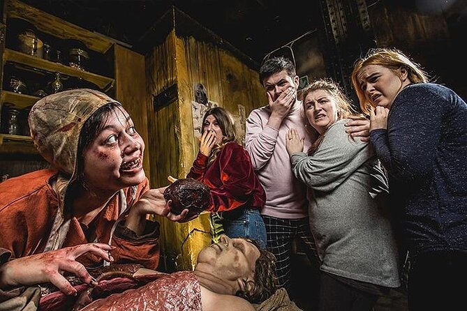 The Edinburgh Dungeon Entrance Ticket - Sawney Bean, cannibalism, and the first shock