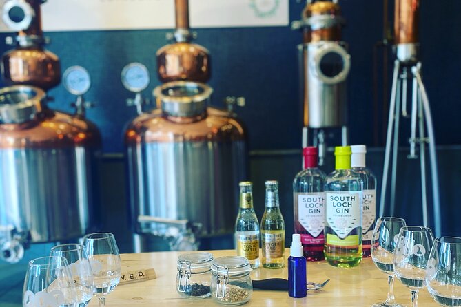 Visit a Working South Loch Gin Distillery - The final cocktail with a little fizz