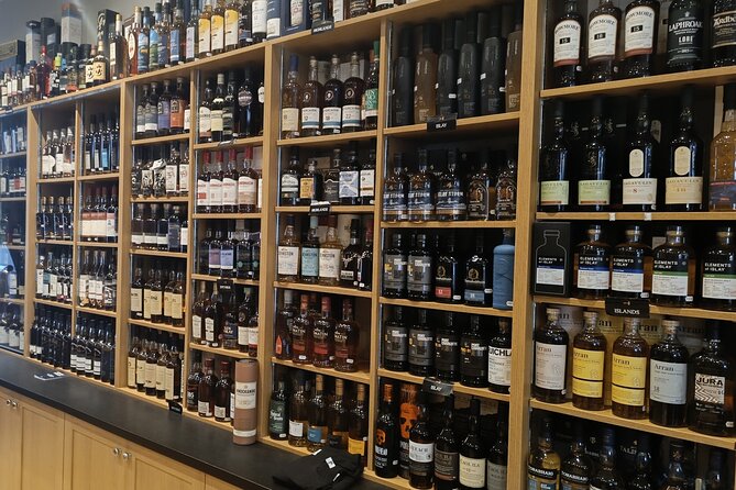 Whisky tasting experience - Jeffrey Street Whisky & Tobacco: a shop rather than a distillery